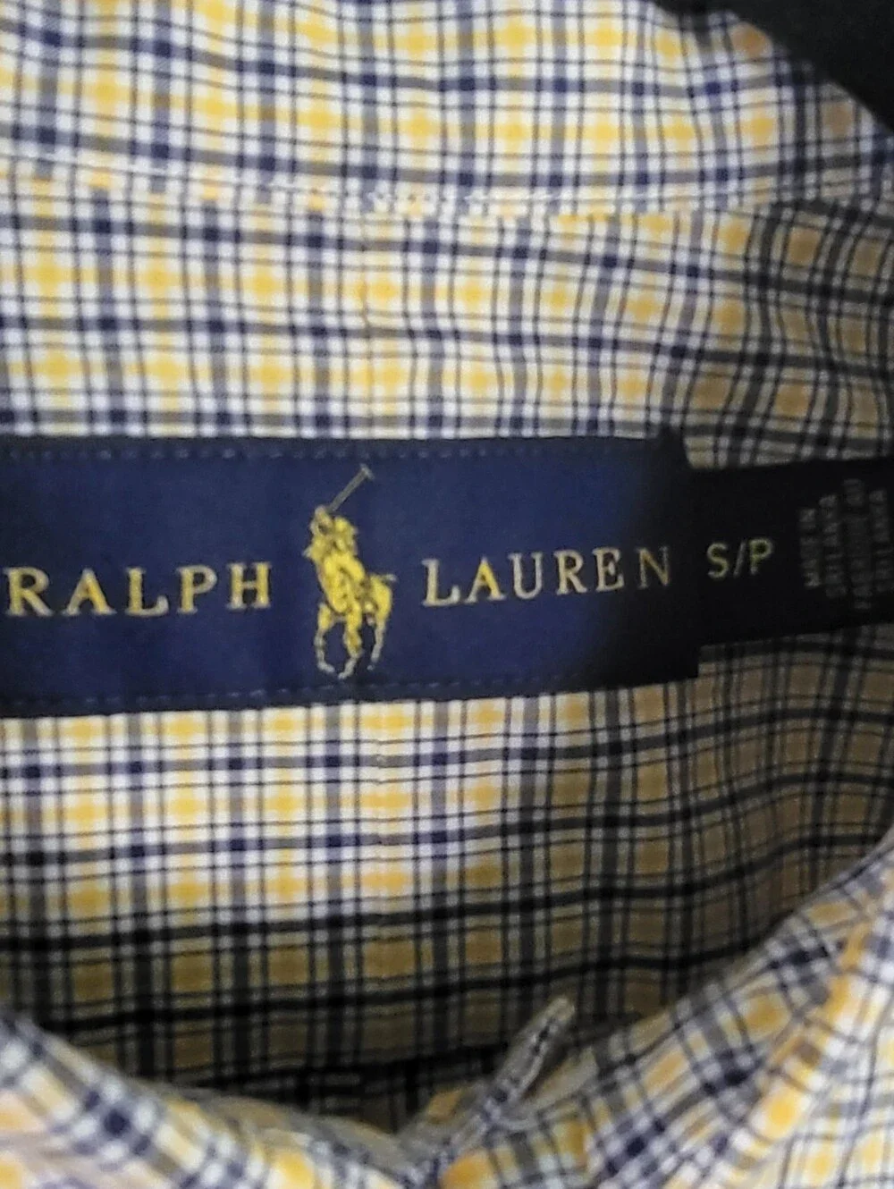 Ralph Lauren Boys Plaid Button Down Long Sleeve Cotton Shirt